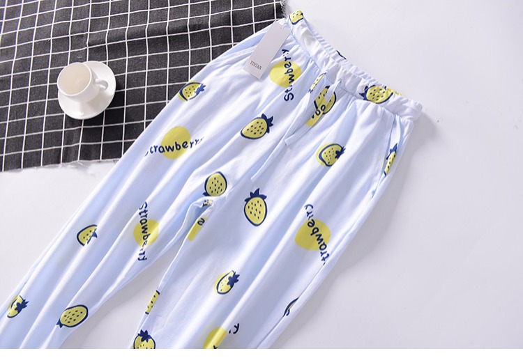 Quần pyjama cotton mùa thu và mùa đông Quần cotton cho phụ nữ mang thai lỏng lẻo phần mỏng mỏng Quần nhà cỡ lớn có thể mặc bên ngoài shop quần áo nam