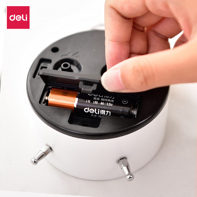 Creative, cute, simple and fashionable small alarm clock for effective students, multi-functional electronic mini silent clock with luminous clock, office desk alarm clock, bedroom bedside small alarm clock