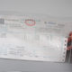 100 pieces of VAT invoice bags, transparent ziplock bags, invoice bags, special ziplock bags for VAT invoices, 28X16cm thick tax invoice transparent bags