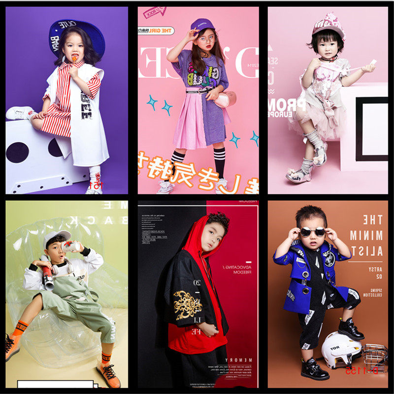 2021 New Children's Photography Clothing Fashion Boys and Girls Photo Gallery to take Creative Children's Clothing