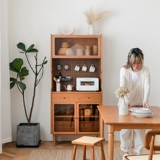 ER Black Wood Basic Border: шкаф Nordic с твердым деревом.