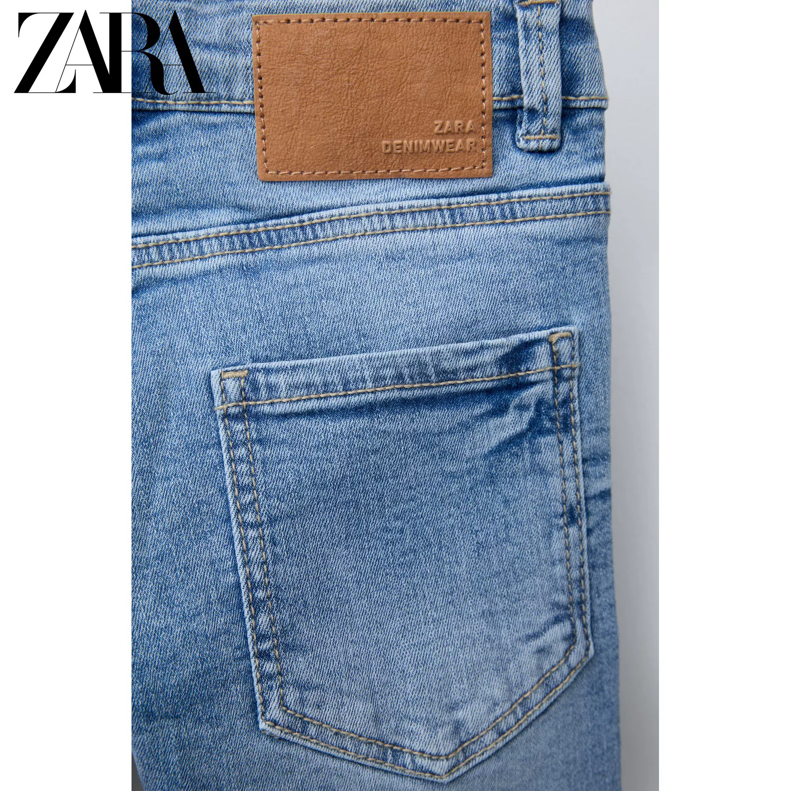 ZARA 2026 Весна и Лето Новинки Детские товары Младенцы и малыши Базовые Узкие Повседневные джинсы 4433607 427