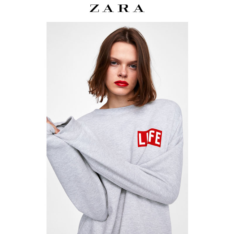 Sweatshirt femme ZARA - Ref 3216172 Image 3