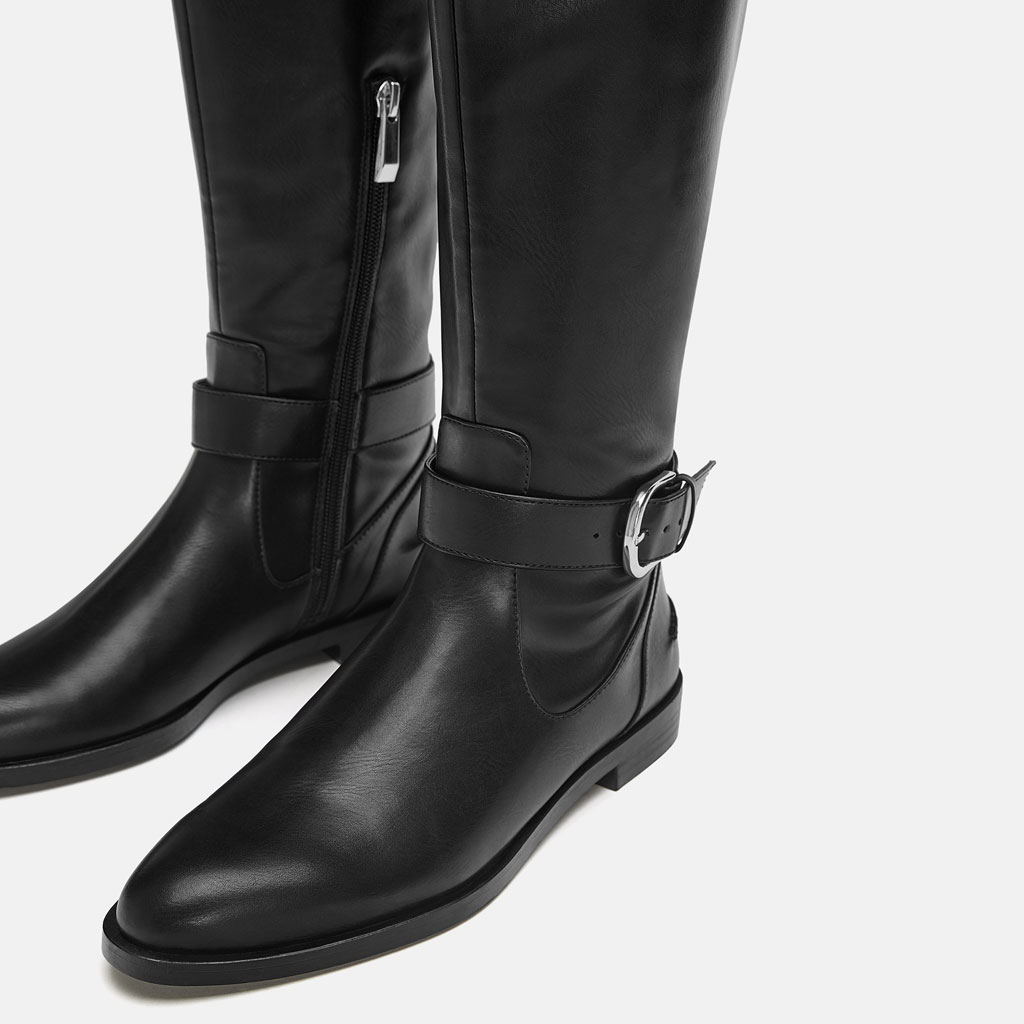 Bottes hiver pour femme ZARA en Caoutchouc - Ref 3247613 Image 26