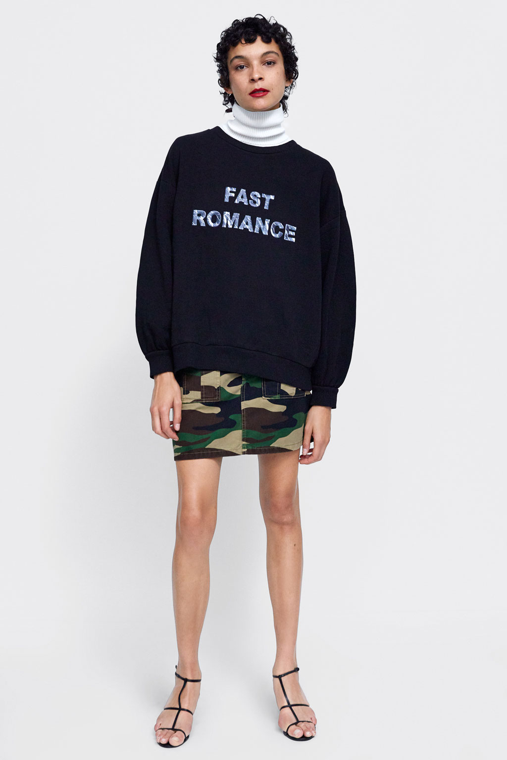 Sweatshirt femme ZARA en Coton - Ref 3216398 Image 11