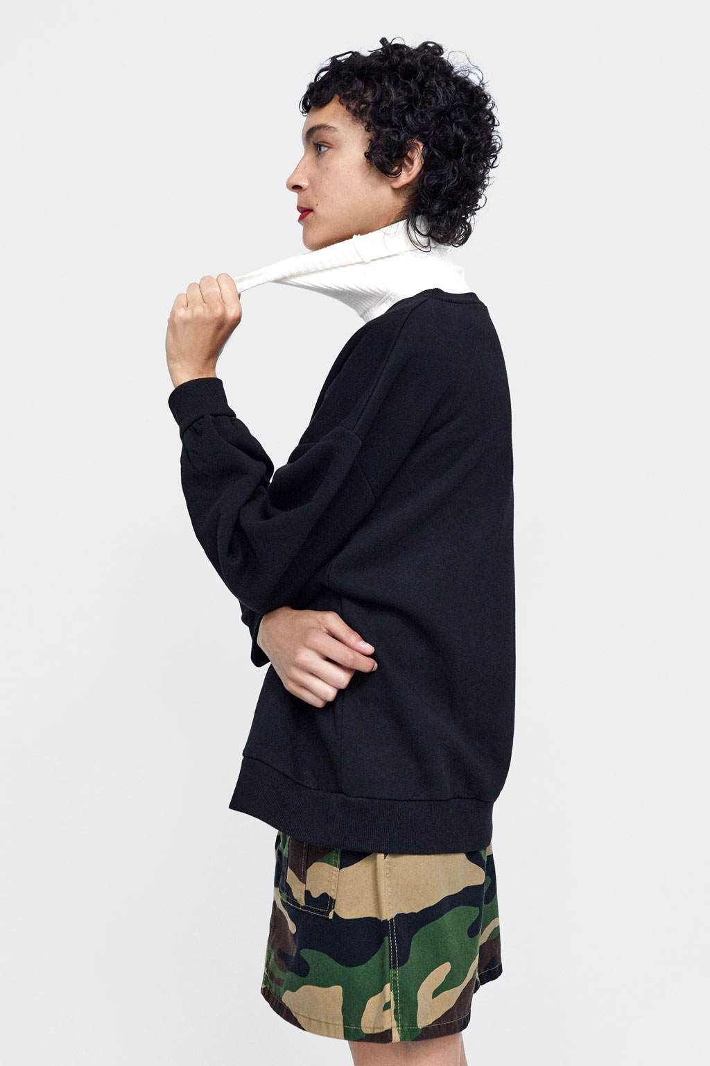 Sweatshirt femme ZARA en Coton - Ref 3216398 Image 16