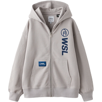 ZARA24 new autumn product childrens clothing boys WSL surfing joint style hooded sweatshirt 6208772 819