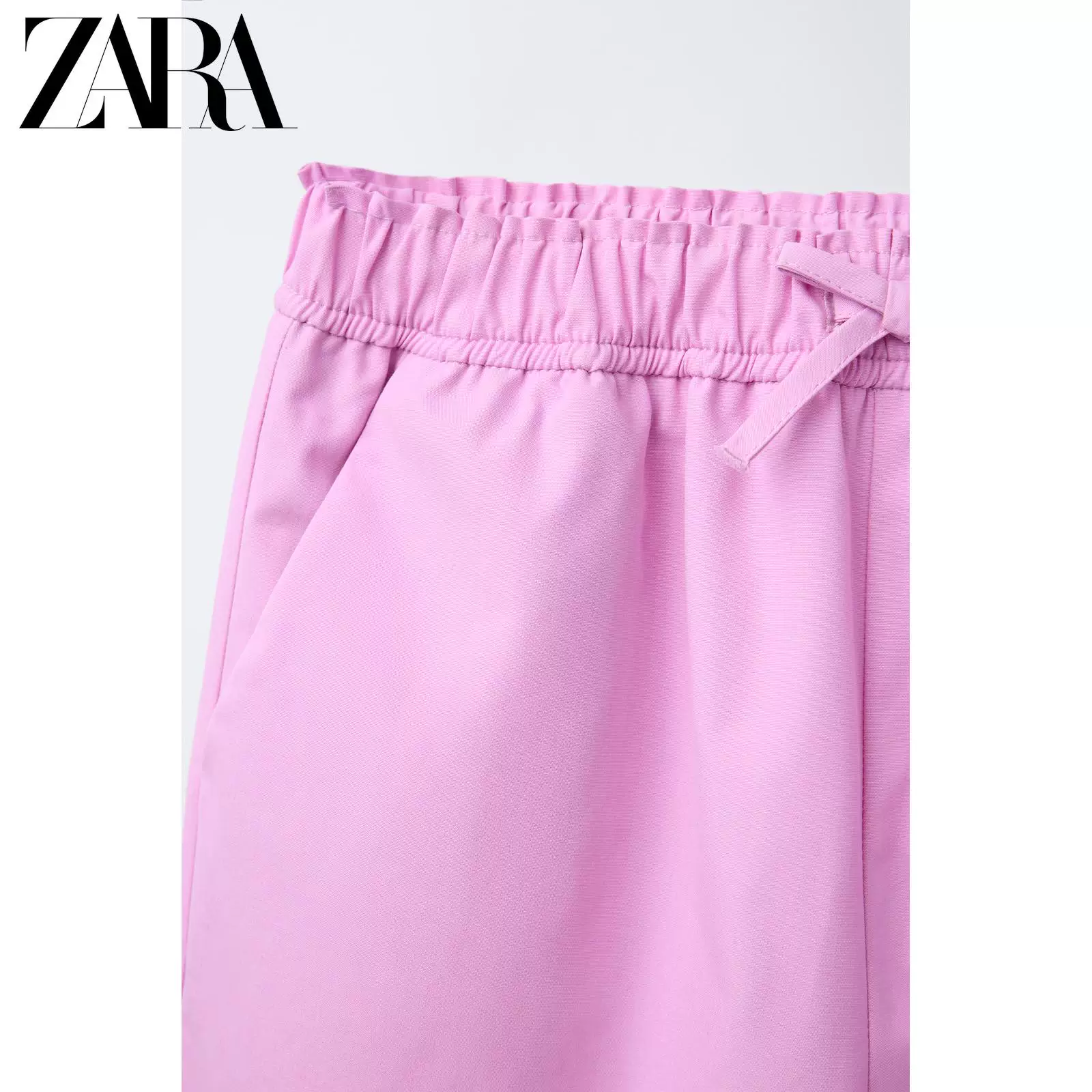 ZARA Discount Season Детская одежда ДевочкиКружево Простой повседневный комфортные прямые штаны 6106329 620