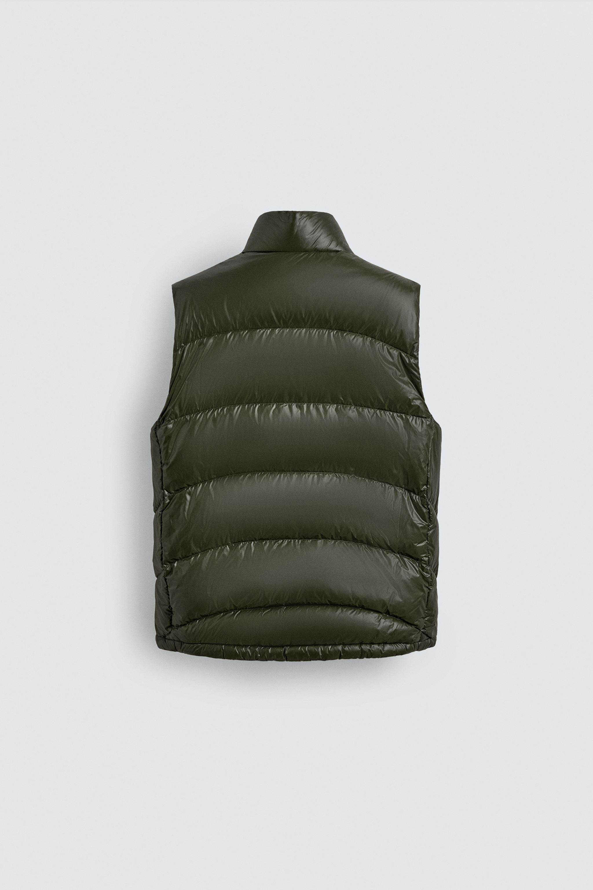 Пуховой жилет zara[origins] 男装 修身直筒棉服立领羽绒马甲背心 4302213 552