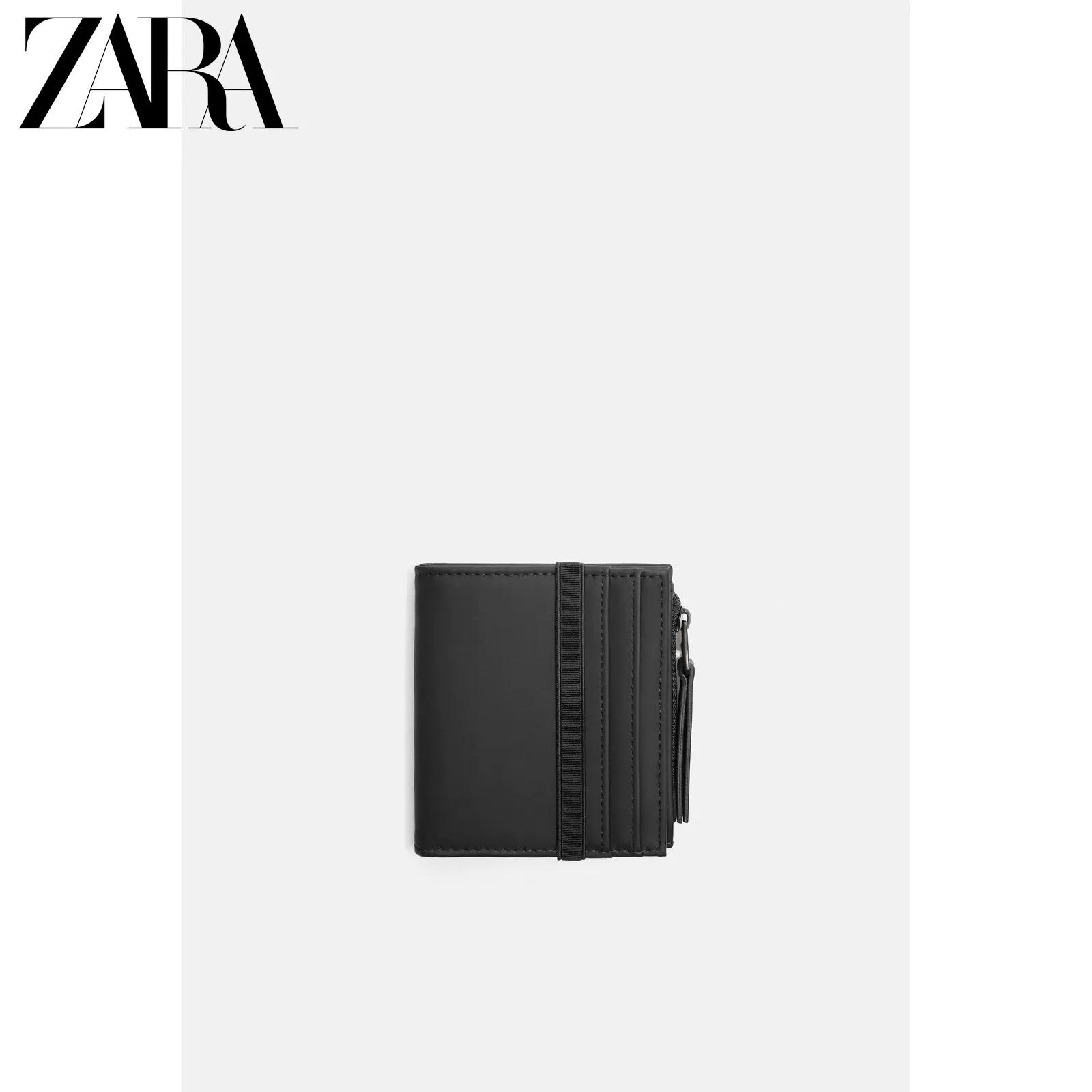 ZARA 2025 летние новые товары мужская сумка ламинированный декоративный слой портмоне с монетами 3801620 800