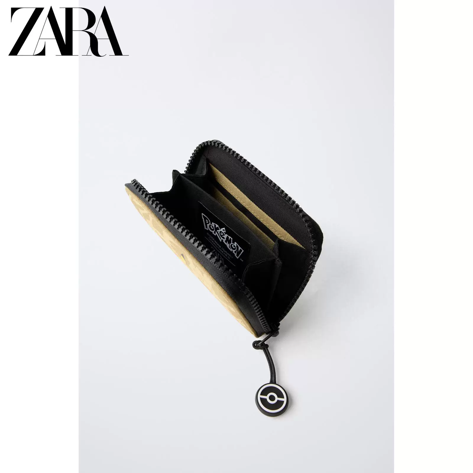ZARA 2025 зимние новые товары Детский рюкзак для мальчиков Покемоны Пикачу Кошелек 1411730 300