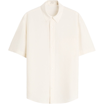 ZARAOrigins] Mens silk and viscose blend slim short-sleeved shirt 6929416 712