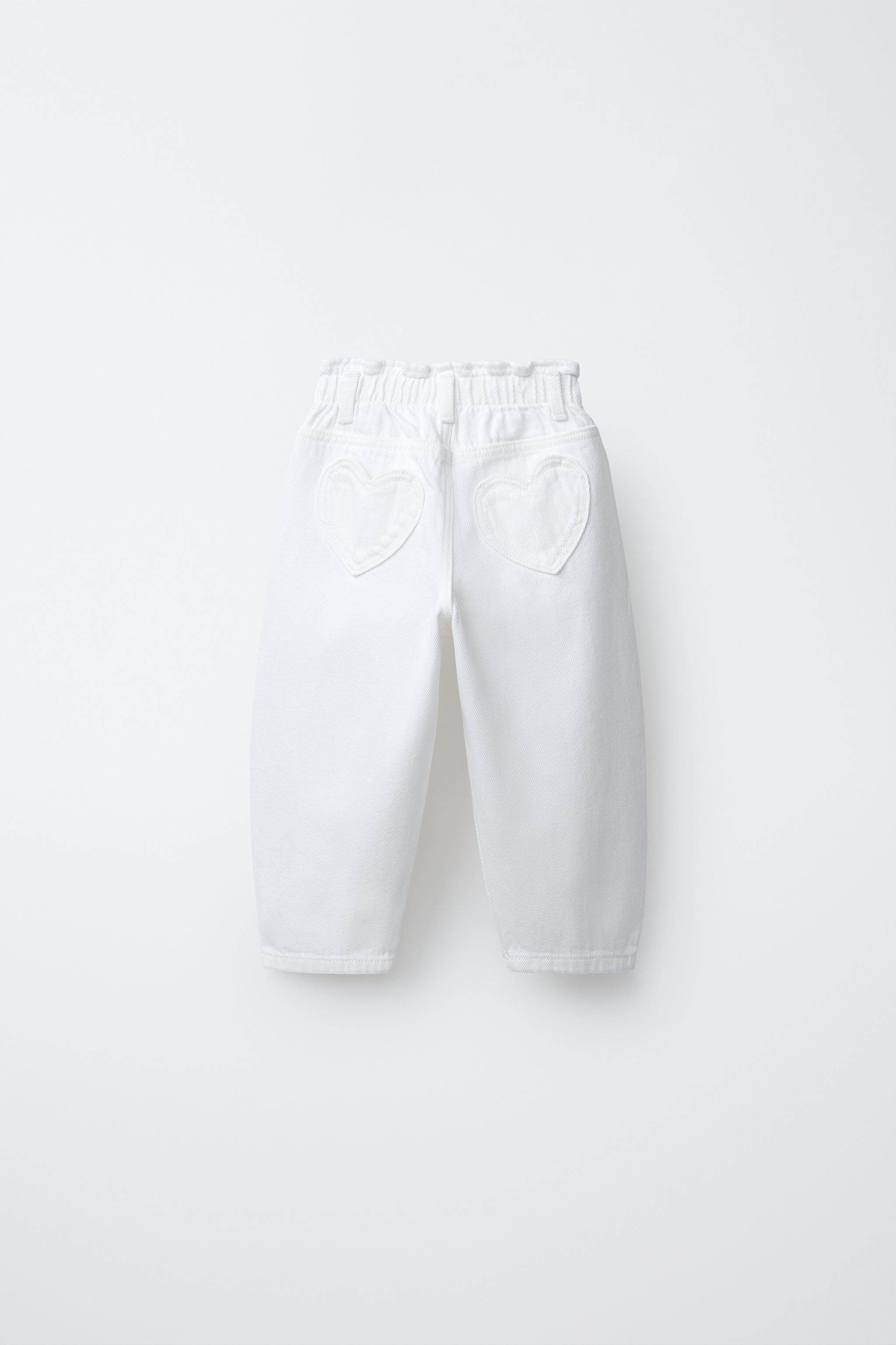 Джинсы детские zara2026春夏新品 女婴幼童 纸袋式宽松休闲牛仔裤 6987003 251