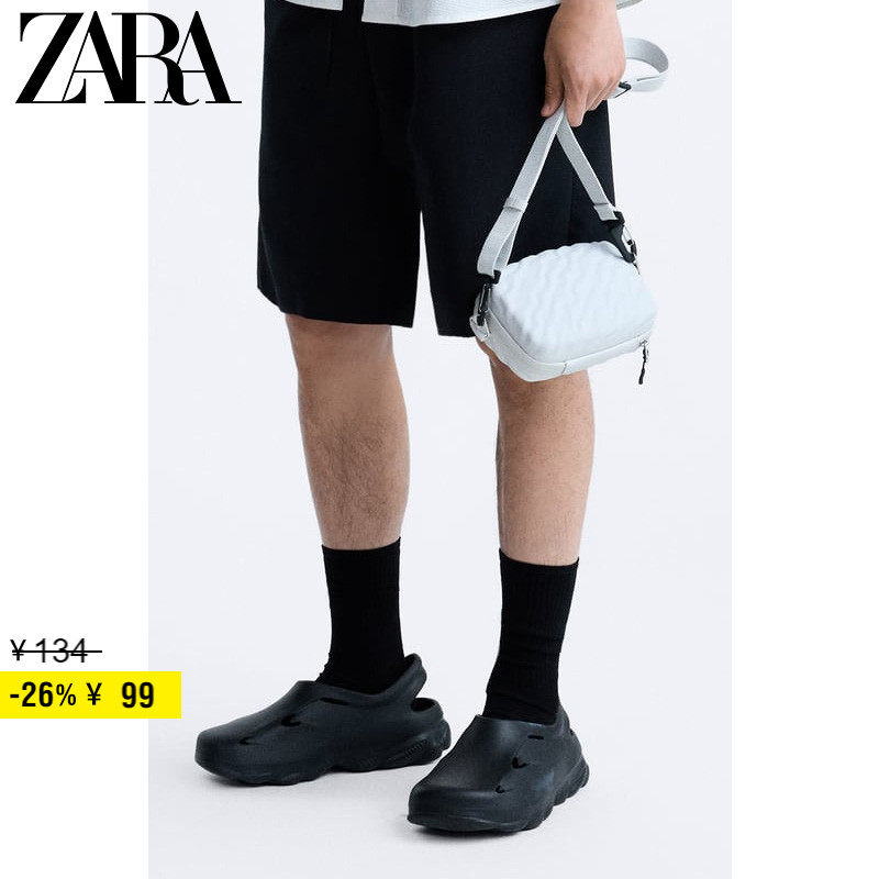 ZARA Discount Season Men Shoes Black Breathable Beach Shoes Dongle Shoes Sandals Sandals 2303220800-Taobao