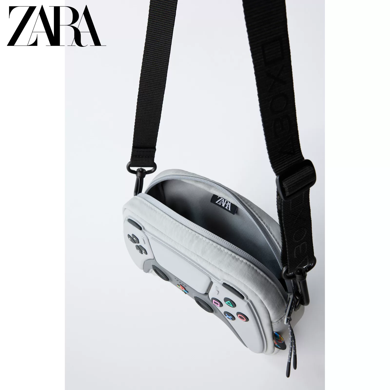 ZARA 2025 осень новые товары детская сумка для мальчиков PLAYSTATION кроссбоди 1400630 802