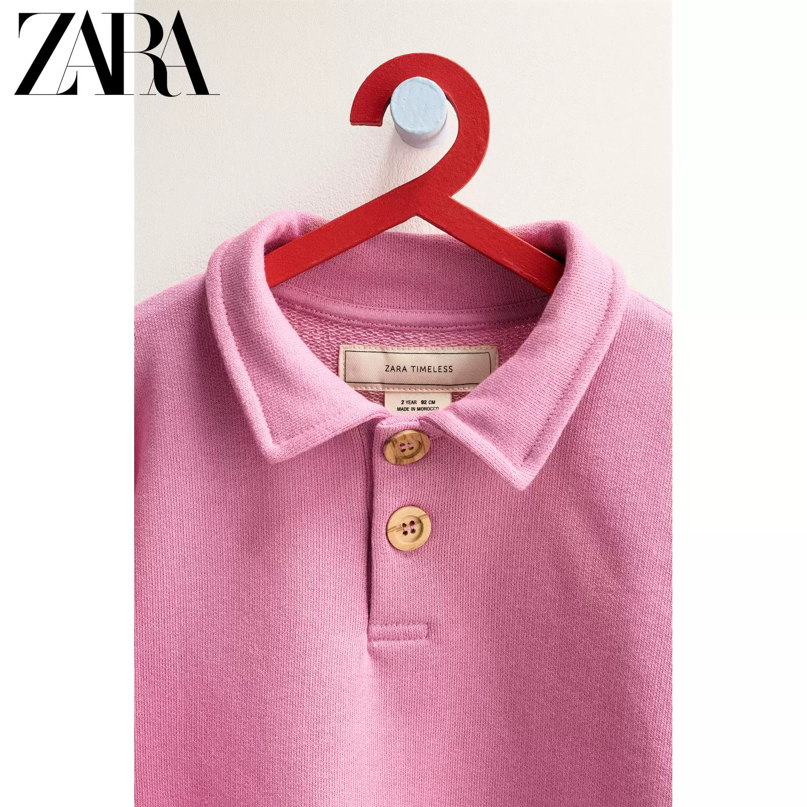 ZARA 2026 весна-лето новые товары для младенцев и малышей TIMLESS простой поло-воротник свитер 1037565 620