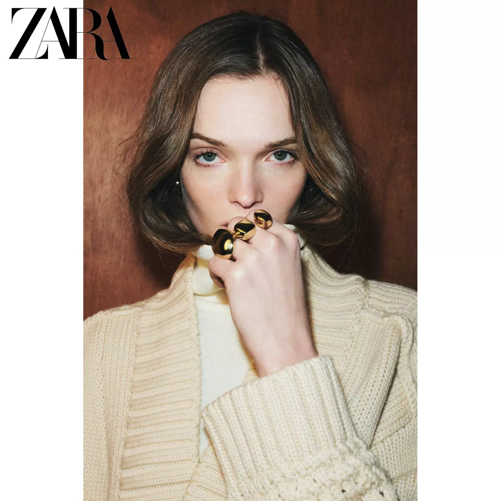ZARA 2026 весна-лето новые товары женские 2 комплекта геометрические кольца 4736018 303