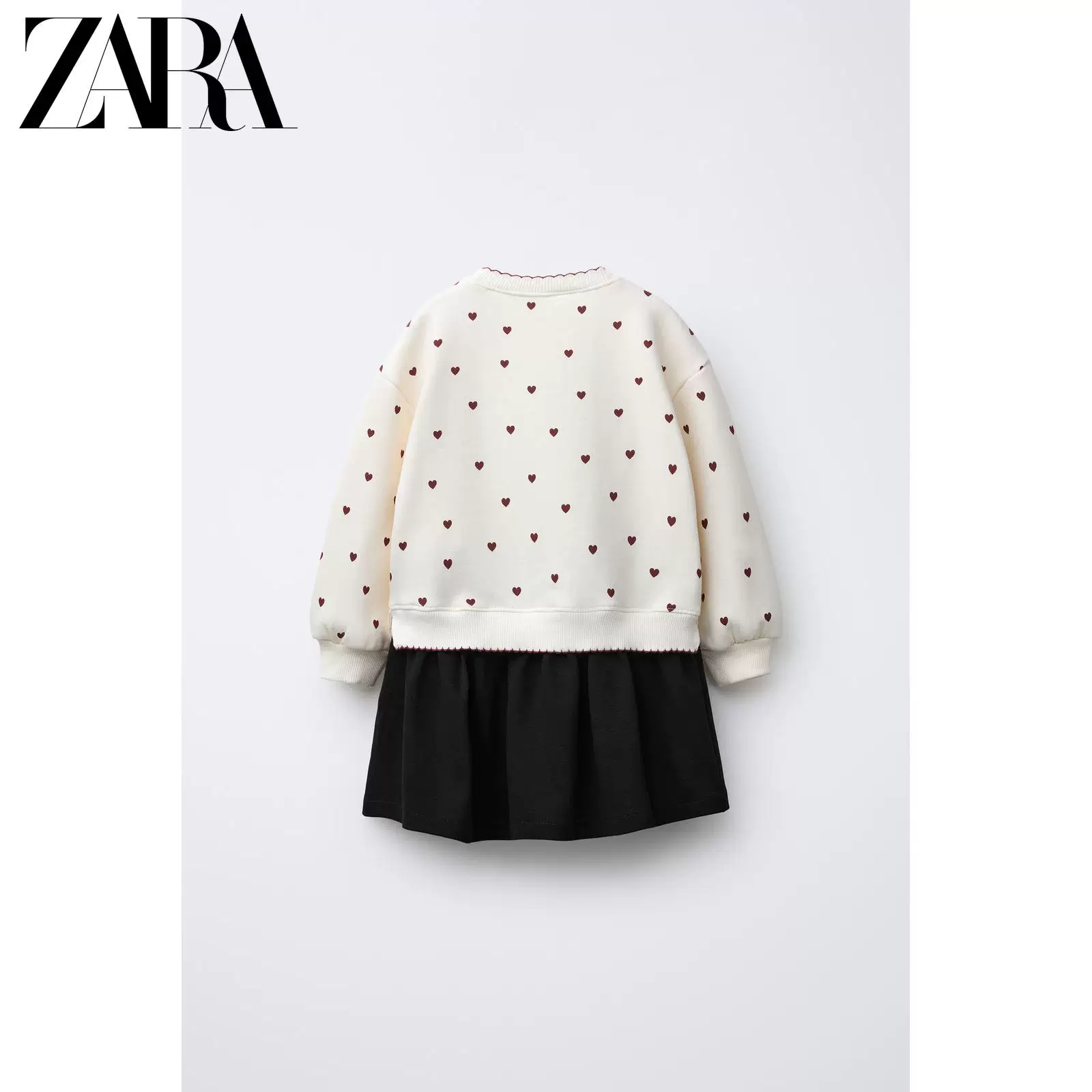 ZARA 2025 Winter New Products Baby Girls and Toddlers Disney Minnie Patchwork Dress 6061617 712
