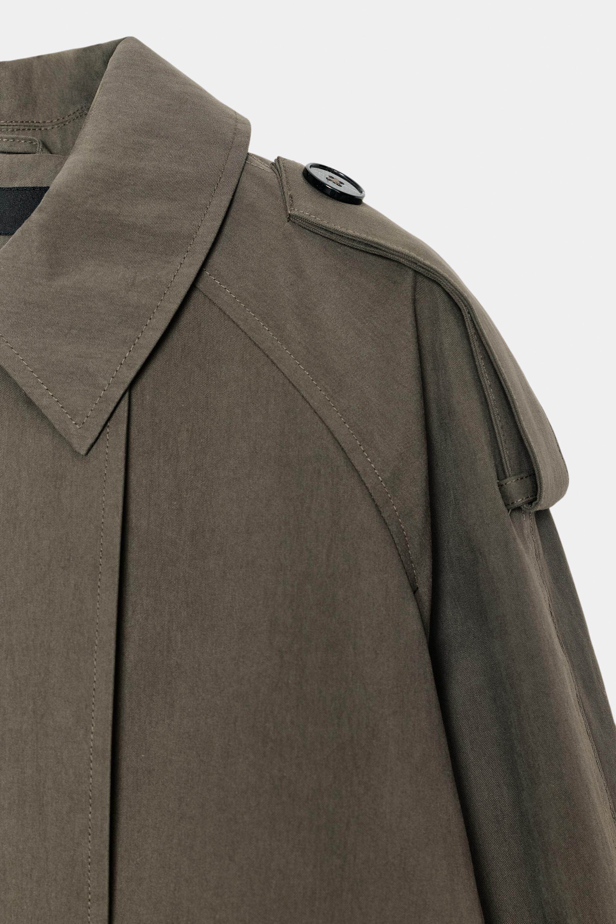ZARA 2026 новая весна и лето Вкус женщины длинный рукав отворот свободный случайный закрытый короткий ветровка 6318050 962 