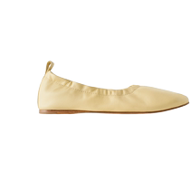 ZARA 24 Spring New Products Childrens Shoes Girls Solid Color Leather Stretch Ballet Shoes 2538330 002