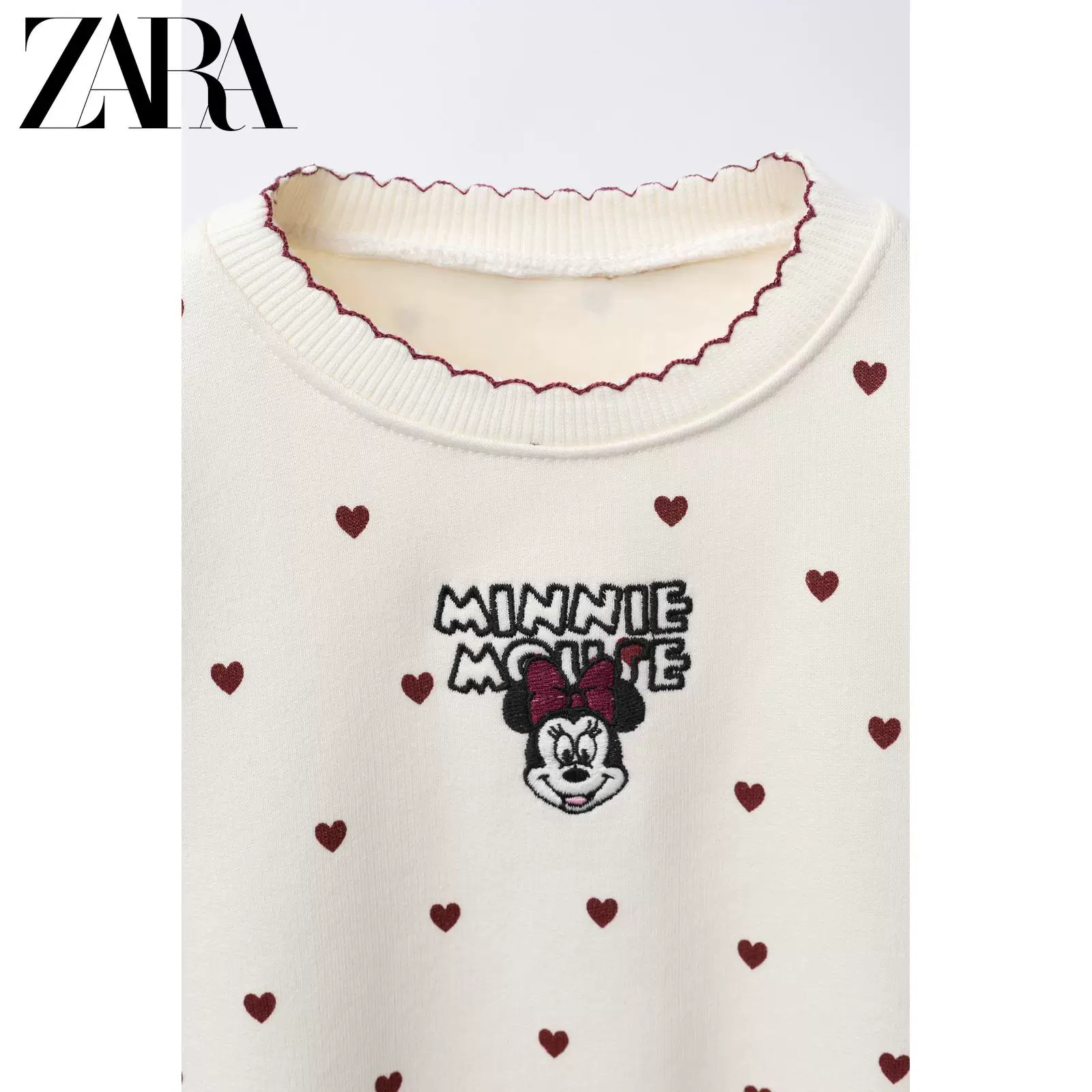 ZARA 2025 Winter New Products Baby Girls and Toddlers Disney Minnie Patchwork Dress 6061617 712