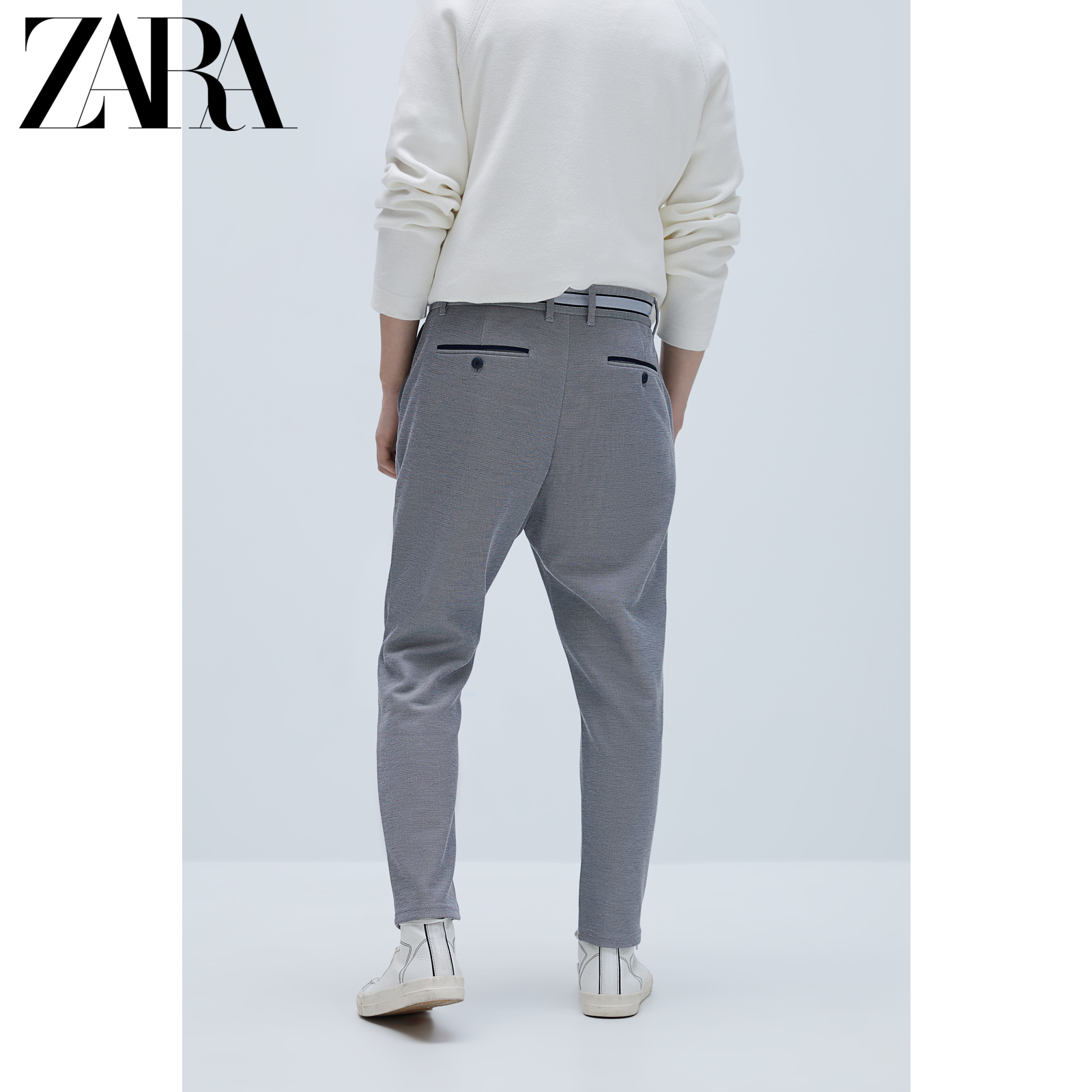 zara mens striped pants