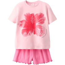 ZARA 24 new summer products childrens clothing girls 6-14 years old bright flower print set 0722793 620