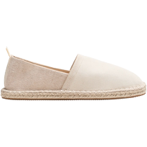 ZARA24 printemps nouveaux produits chaussures pour hommes chaussures plates en toile beige espadrille chaussures de pêcheur 2717320 719