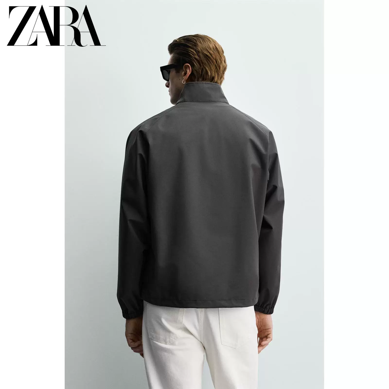Летняя легкая и тонкая водонепроницаемая куртка ZARA, свободный прямой крой