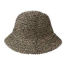 ZARA 24 new summer products womens woven splicing fisherman hat 0653204 070