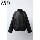 Осенние новинки ZARA2026, детская одежда для девочек, куртка с эффектом кожи с двойными лацканами, куртка 0562708 800 mini 1