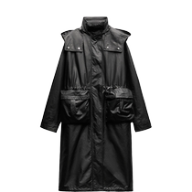 ZARA24 spring new pint womens clothing ZW pocket decorated with cap Pike jacket 0518061529