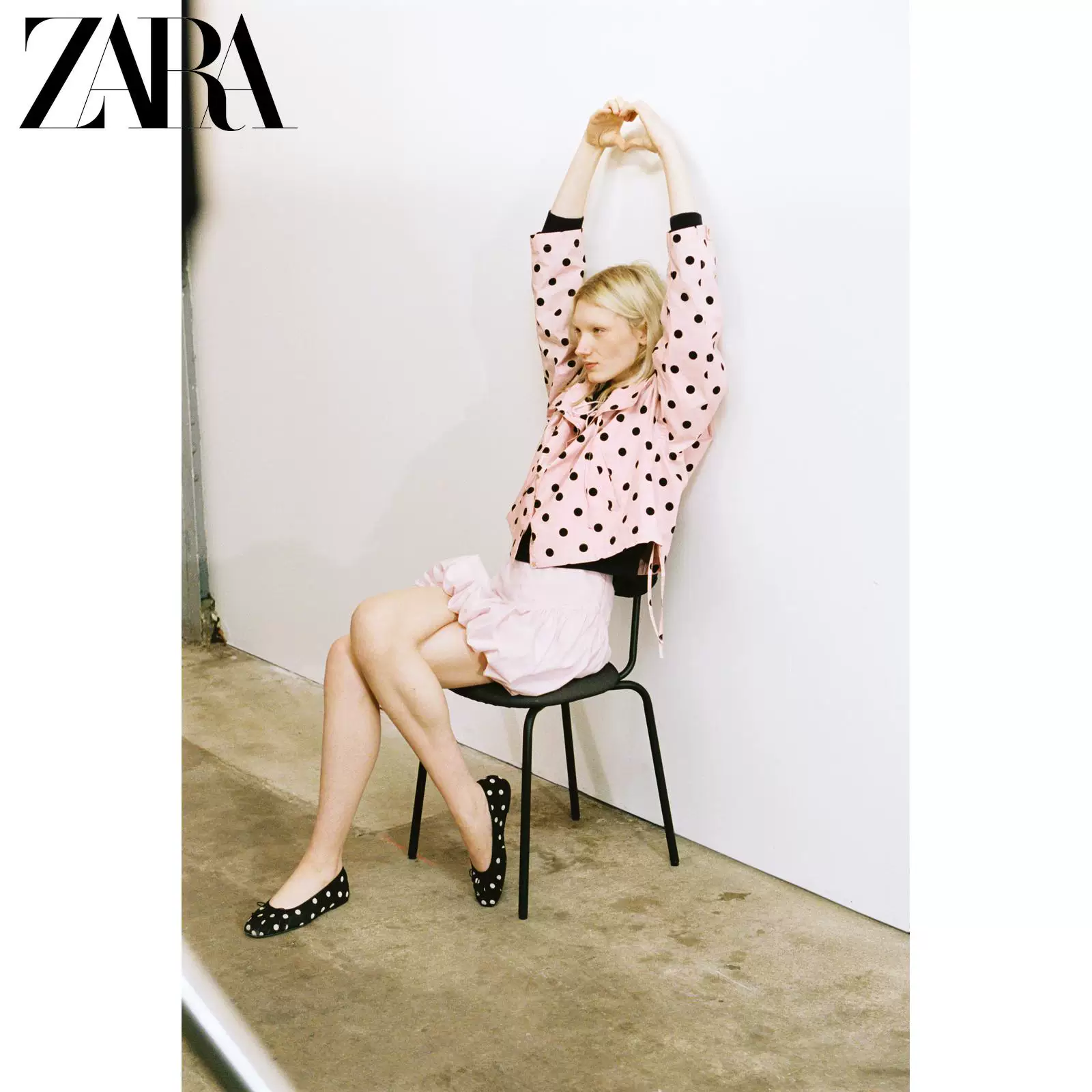 ZARA 2026 TRF レディース ピンク ジャケット 4341730 644
