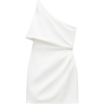 ZARA2024 new autumn products womens ZW series asymmetric sleeveless dress 8205653 251