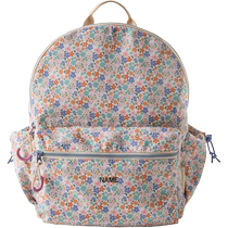 ZARA 24 Summer New Products Child Pack Girls Flower printed double shoulder bag backpack 1121330 203