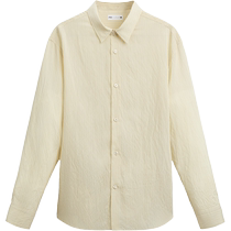 ZARA discount season mens loose simple patchwork striped casual long-sleeved shirt 4404642 300