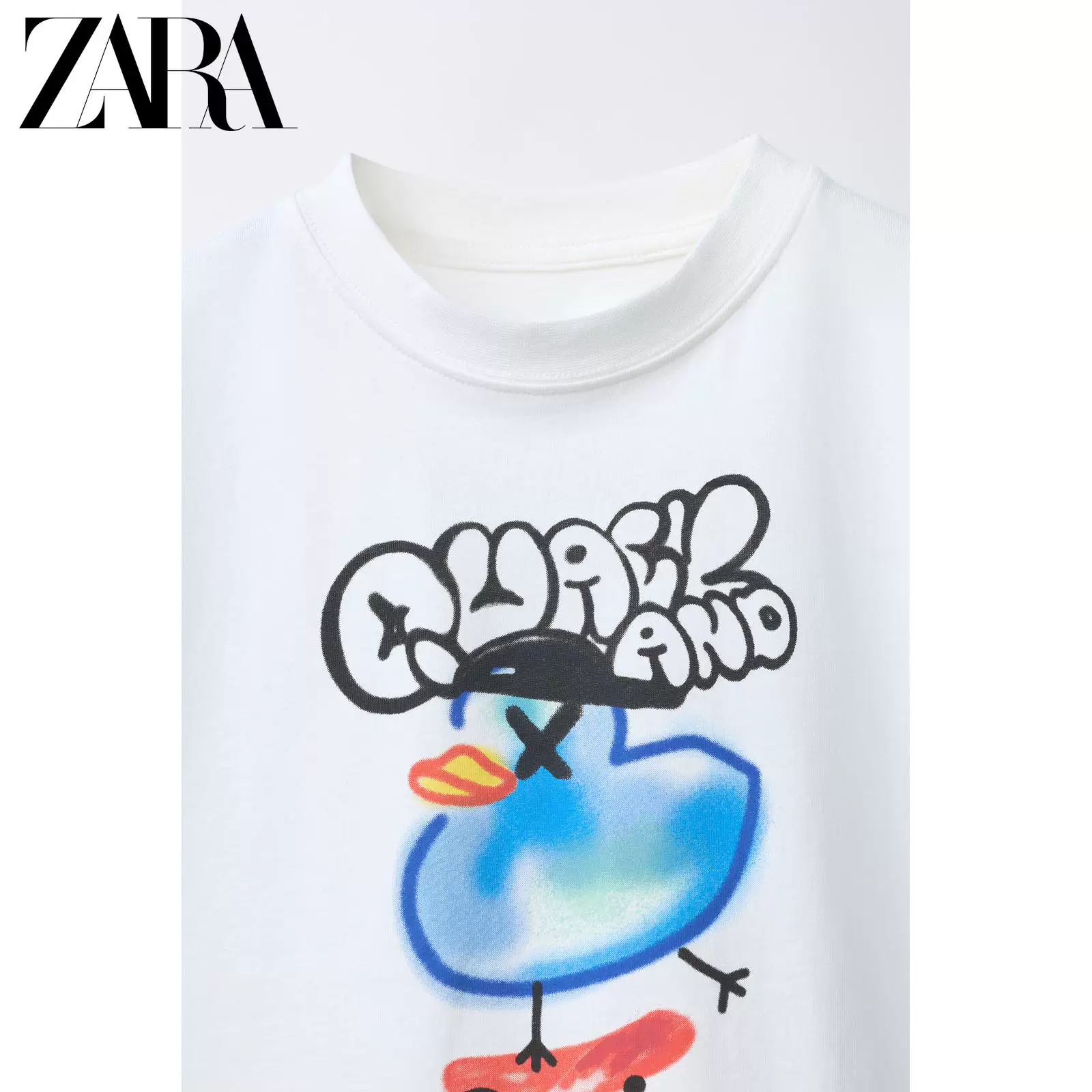 ZARA Летняя одежда, кукла, футболка, граффити