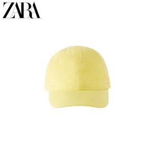 ZARA 新款 婴儿幼童 刺绣装饰素色鸭舌帽 00620548300