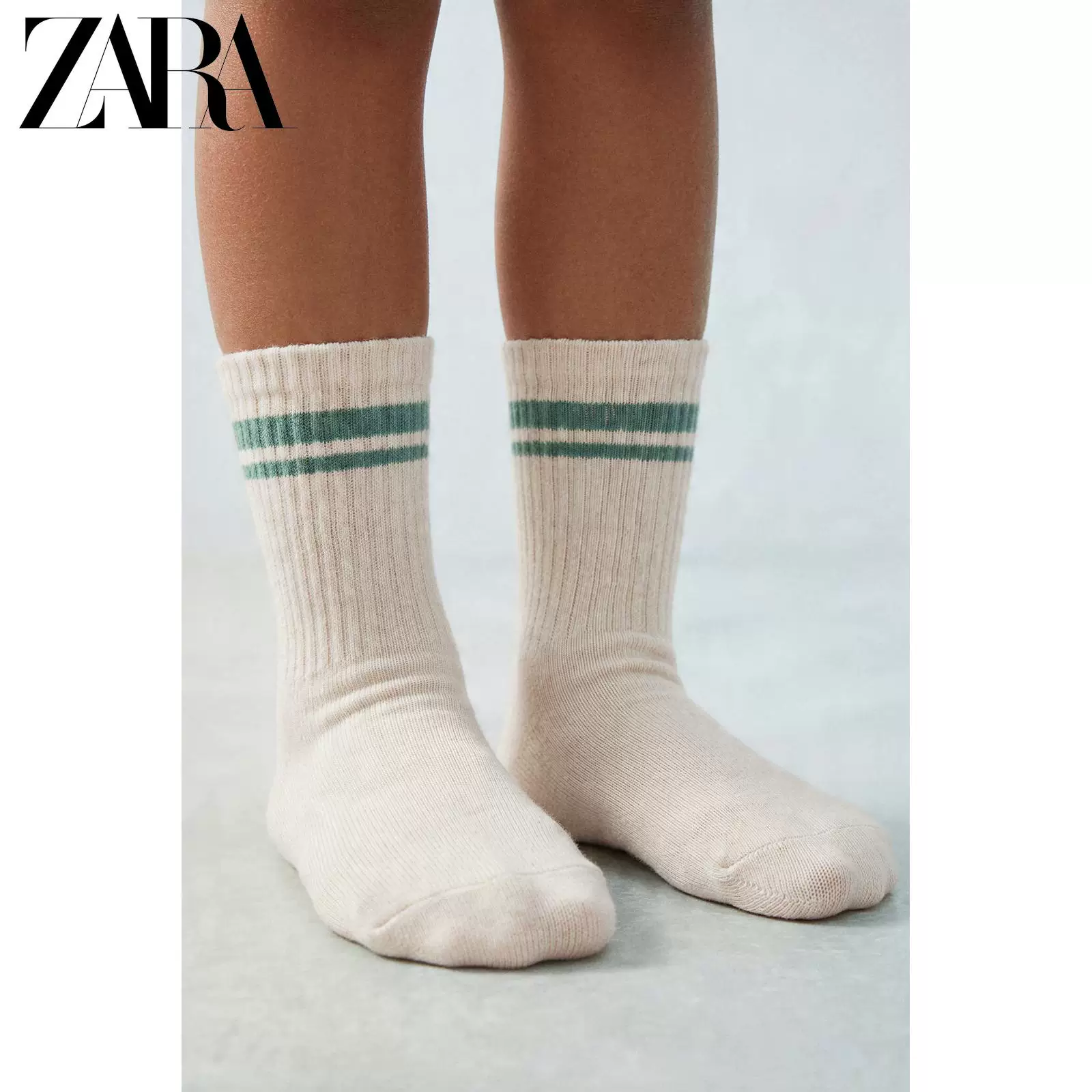 ZARA 2026 весна-лето новые товары детская одежда три пары базовых универсальных носков 4934787 720