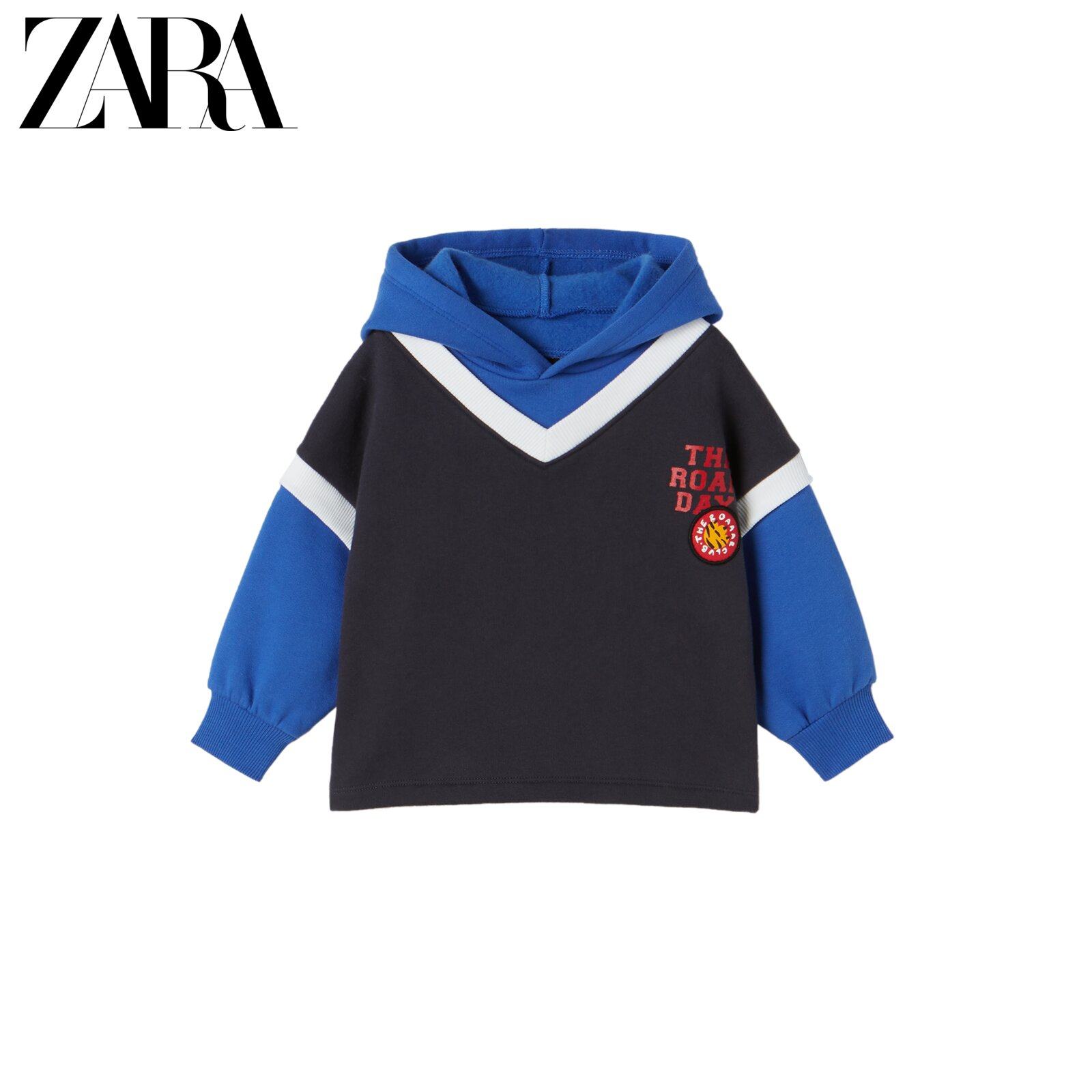 ZARA new baby boy toddler with cap sports shirt 3337025030