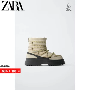 ZARA [折扣季 童鞋男童 滑雪系列防水舒适休闲靴 4102730 002]