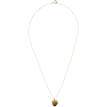 ZARA 24 summer new products childrens clothing 24K gold-plated heart-shaped necklace 2621647 303