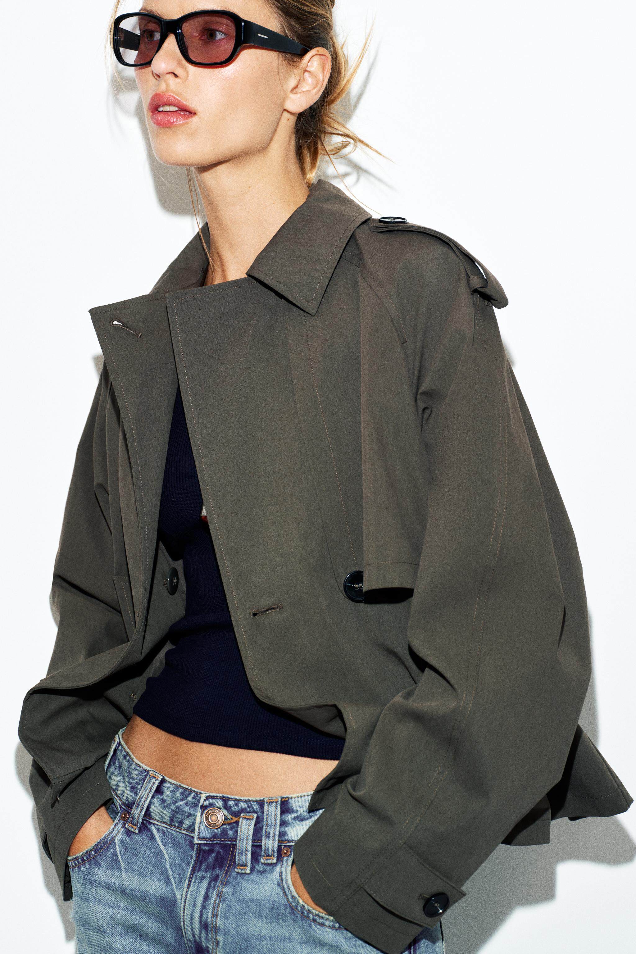 ZARA 2026 новая весна и лето Вкус женщины длинный рукав отворот свободный случайный закрытый короткий ветровка 6318050 962 