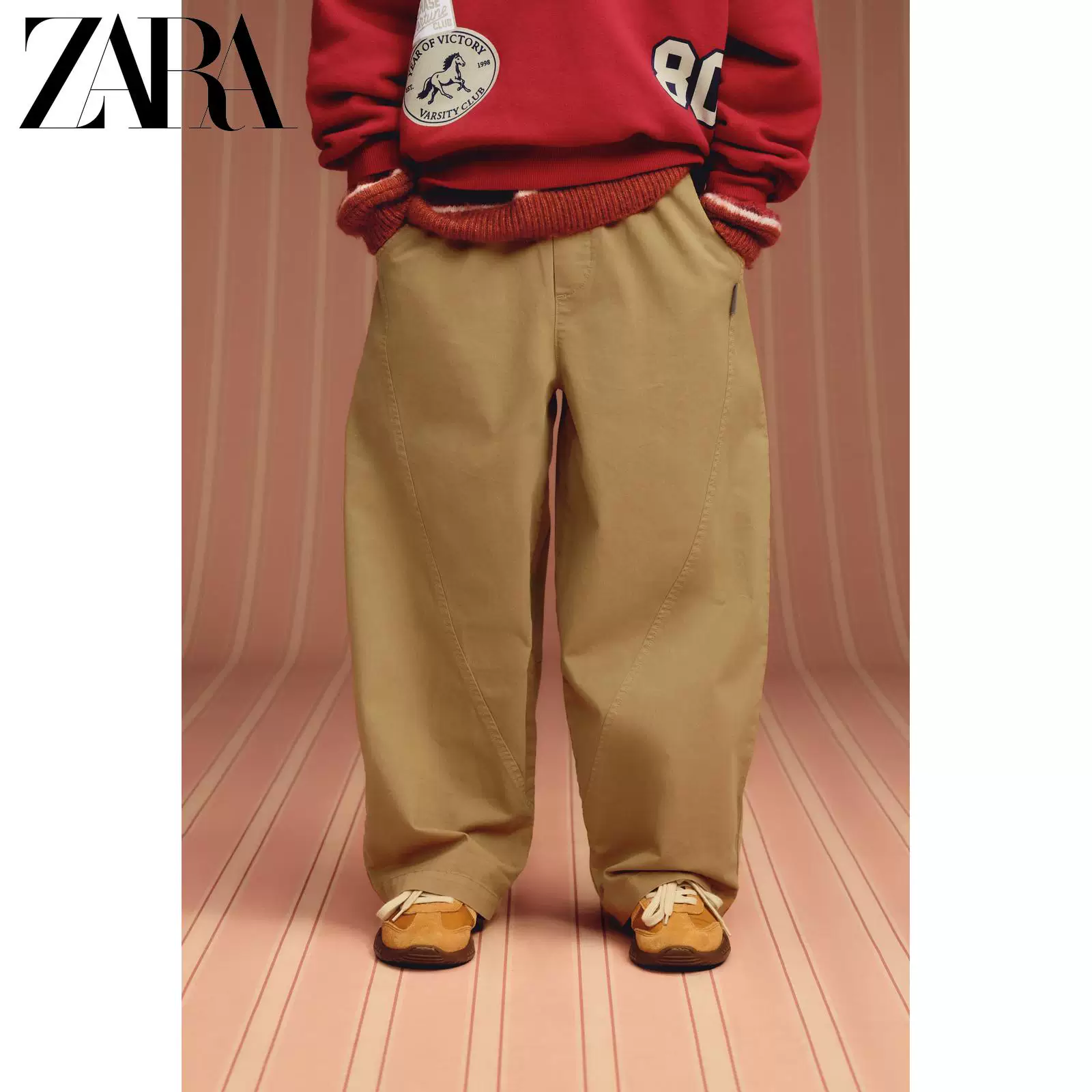 Специальное предложение ZARA Детская одежда Мальчики Разрезанные штаны-пузырьки 5644892 707