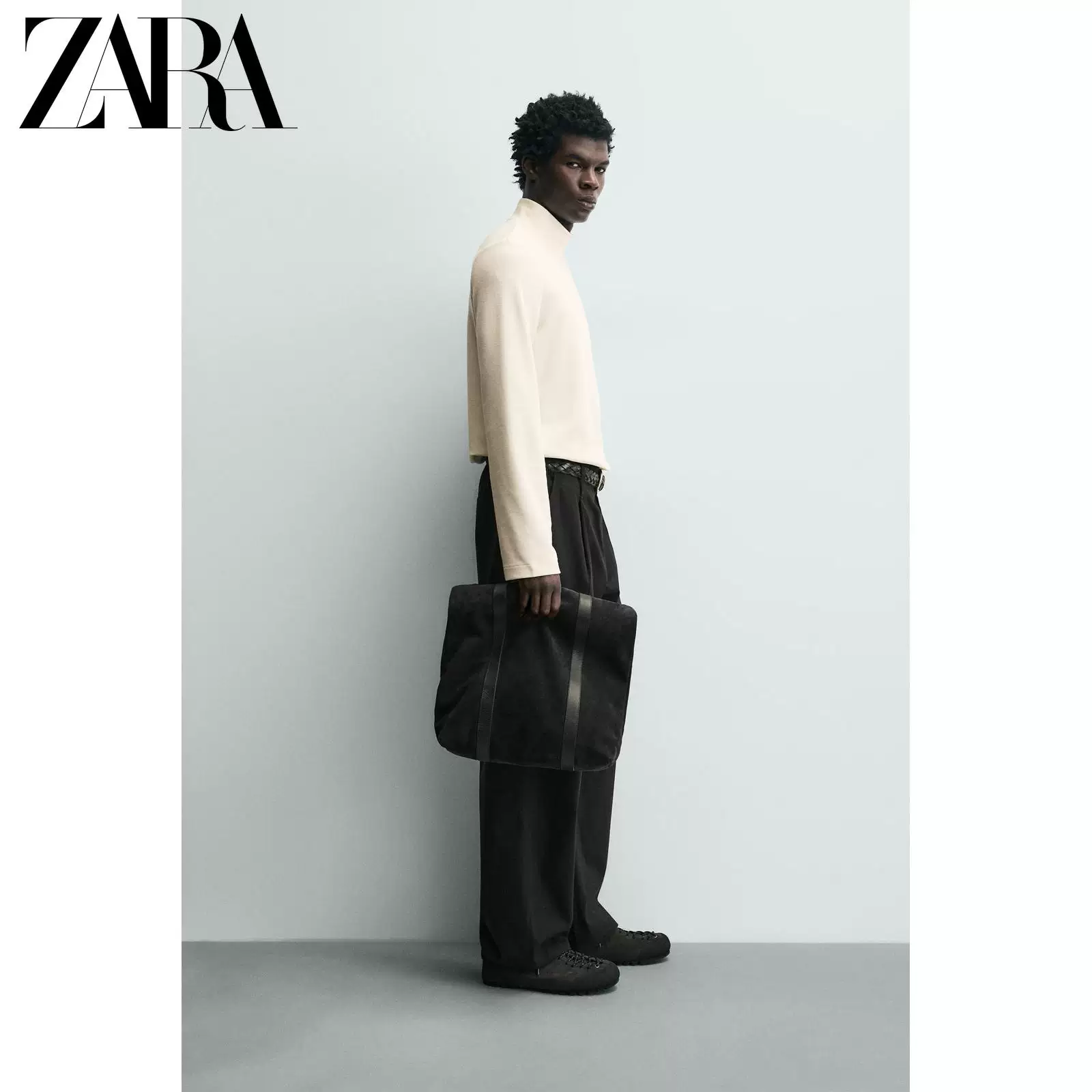 Летний эластичный тканевый материал ZARA, комфортная вещь с длинным рукавом, свободный крой