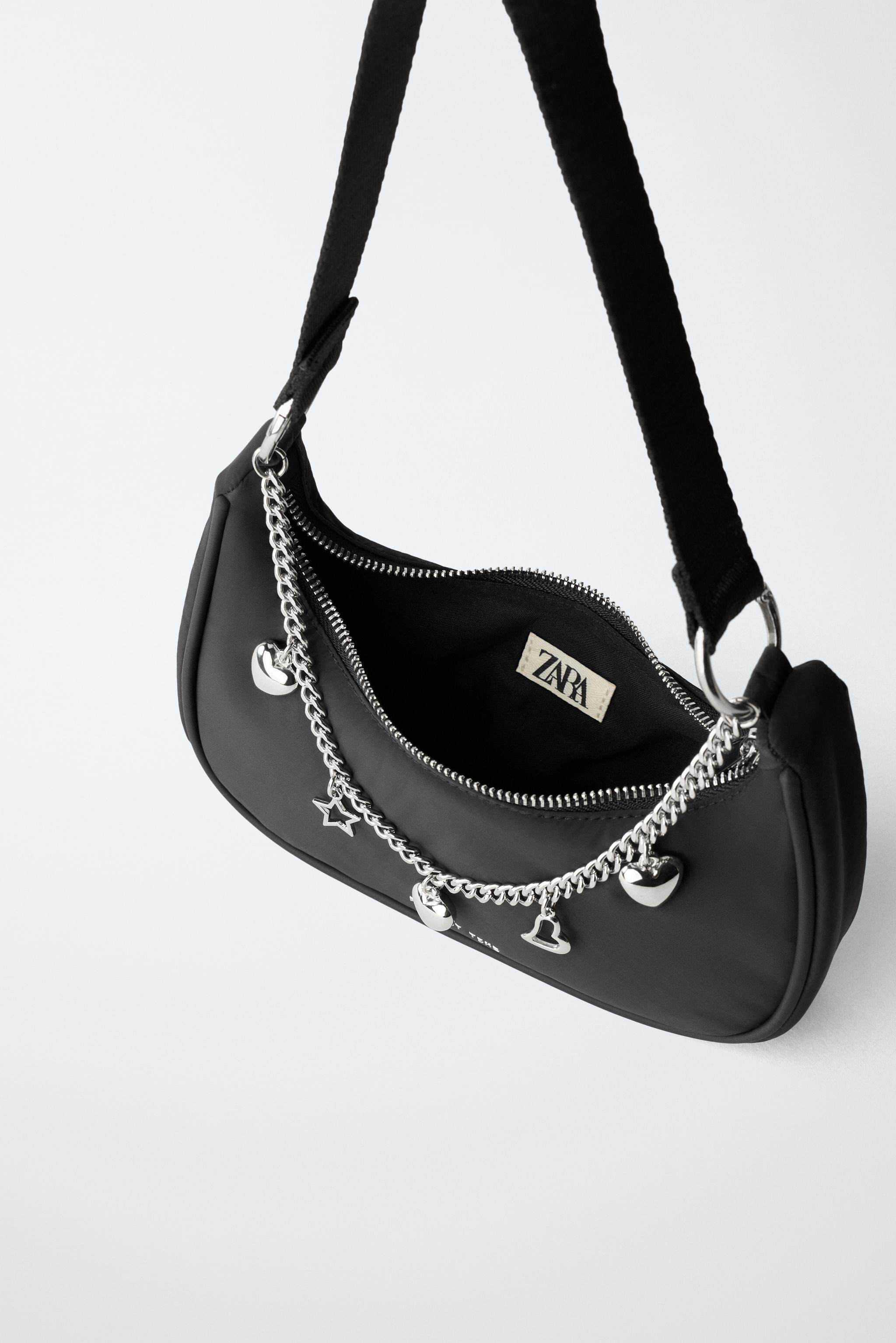 Сумка zara2025冬季新品 儿童包女童 挂饰简约百搭单肩包 1150630 800