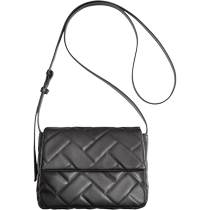 ZARA24 Spring New Pint Mens bag Black Hared Clamshell Quilted diagonal Satchel 3602320800