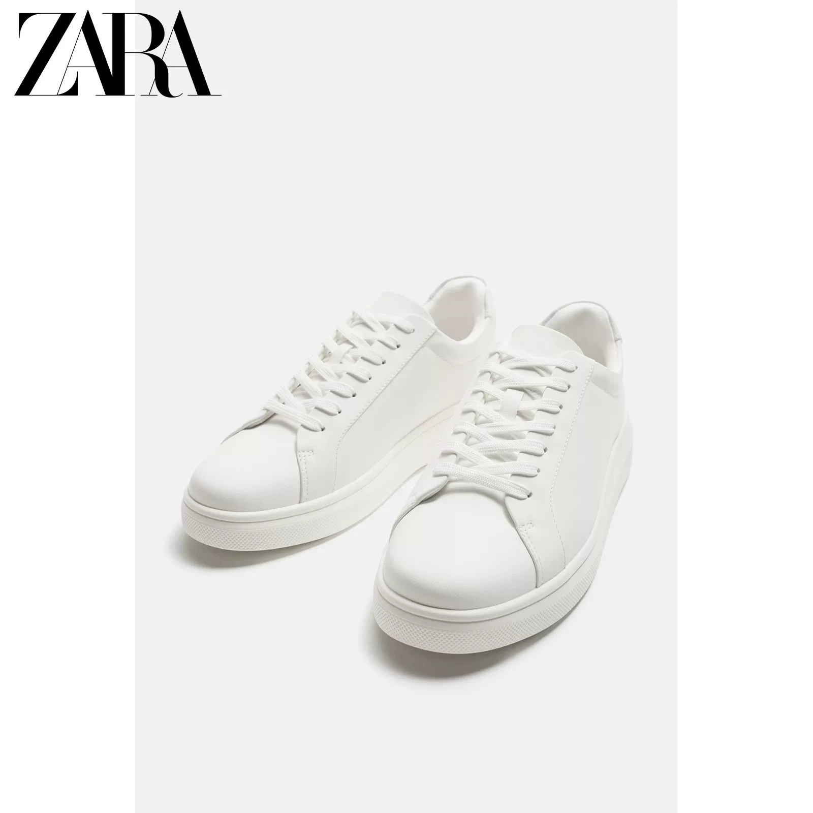 ZARA Новая коллекция мужские кроссовки однотонные простые толстая подошва повседневные кроссовки 2215520