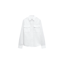 ZARA Special Price Handpicked Womens Dress Flap Long Sleeve Shirt 2731040250