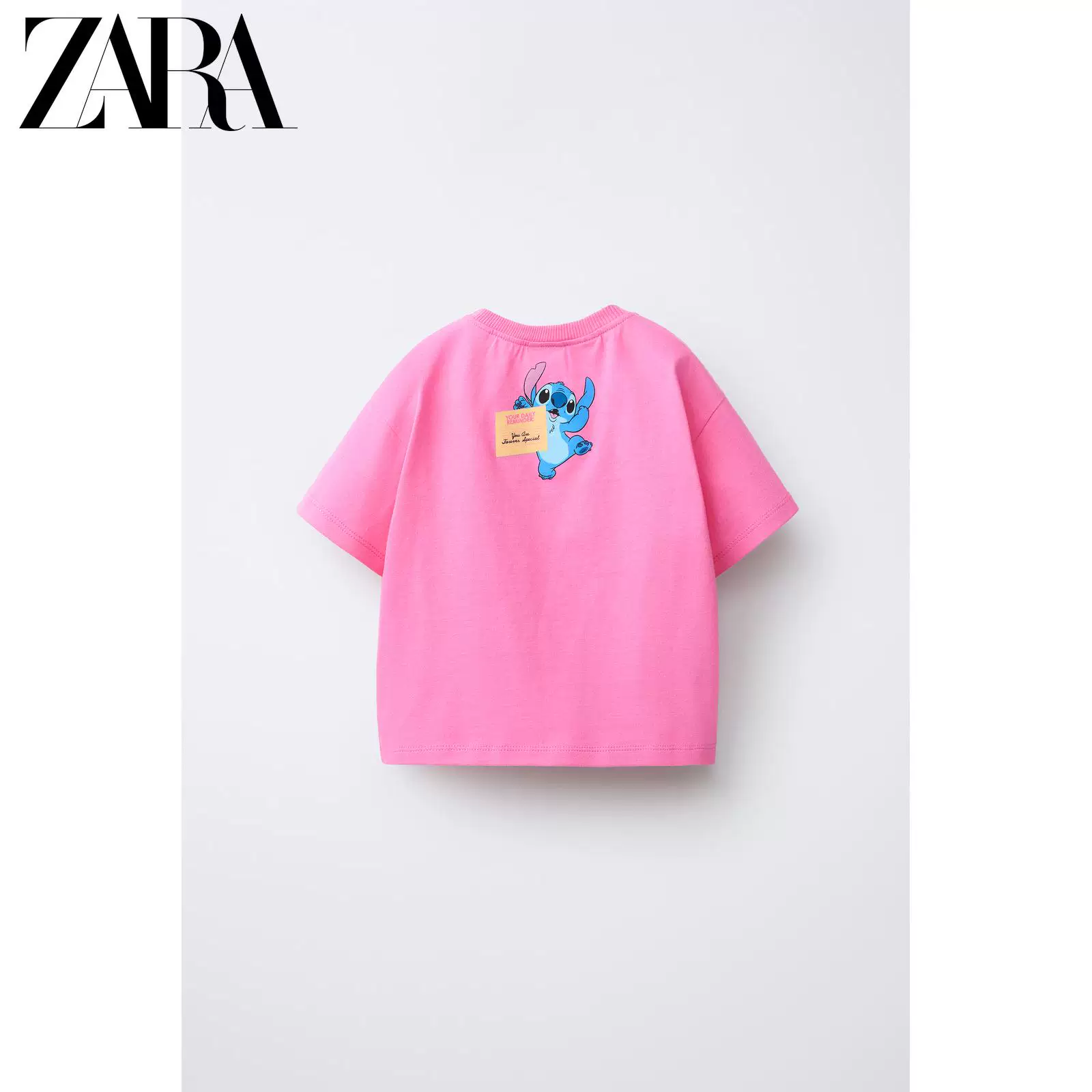 Спецпредложение ZARA Футболка с принтом Лило и Стич для девочек и малышей 1037590 460